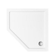 Душовий піддон Besco Bergo Slimline 90х90 см акрил білий BAB-90