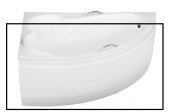 Панель для ванни Besco Bianka 150 см санітарний акрил глянсовий білий OAB-150-NS