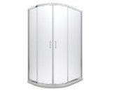 Душова кабіна Besco Modern 120х90 см профіль хром/скло графітове MA-120-90-G