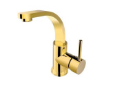 Смеситель для раковины Besco Decco II однорычажный золото BU-DII-ZL