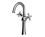 Змішувач для раковини Besco Retro I двовентильний хром BU-RI-CH