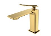 Змішувач для раковини Besco Aspira II одноважільний золото BU-AII-ZL