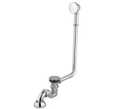 Сифон с переливом для ванны Besco Amelia клик-клак хром SW-PRZ-CHRA