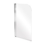 Шторка для ванни Besco Ambition 1 75х130 см хром/прозоре скло PA-1S-CZ