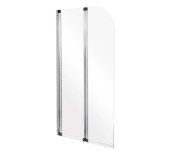 Шторка для ванни Besco Ambition 2 80,5х140 см хром/прозоре скло PA-2S