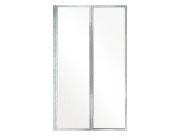 Шторка для ванни Besco Ambition Premium 2 80,5х140 см хром/прозоре скло PAP-2S