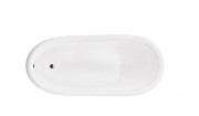Ванна акрилова Besco Otylia Baby 85х47 см глянсовий білий/білі ніжки #WBO