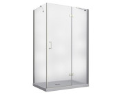 Душова кабіна Besco Viva 120х80 см права профіль хром/скло прозоре VPP-128-195C