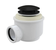 Злив для ванни Besco клік-клак чорний матовий OA-KKB