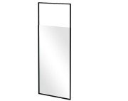 Душевая перегородка Besco Icon Walk in 100х200 см профиль черный матовый/прозрачное стекло IC-100-200C