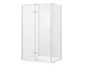 Душова кабіна Besco Pixa 120х90 см ліва профіль хром/скло прозоре PPL-129-195C