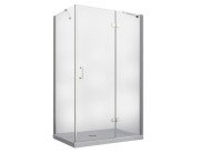 Душова кабіна Besco Viva 120х80 см права профіль хром/скло прозоре VPP-128-195C