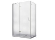 Душова кабіна Besco Viva 120х90 см ліва профіль хром/скло прозоре VPL-129-195C