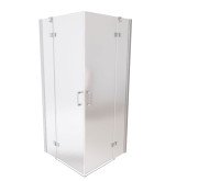 Душова кабіна Besco Viva 90х90 см профіль хром/скло прозоре VK-90-195-C