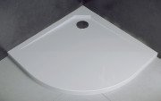 Душовий піддон Besco Asco UltraSlim 90х90 см Mineral DuraBe білий BMAS-90