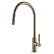 Смеситель для кухни Gessi Venti20 с выдвижной лейкой однорычажный нержавеющая сталь 60622#149