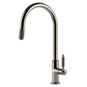 Змішувач для кухні Gessi Venti20 з висувною лійкою одноважільний нікель 60622#720
