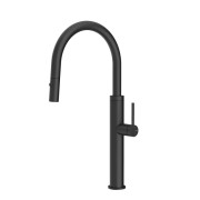 Смеситель для кухни Gessi Flessa с выдвижной лейкой матовый черный 60022#299