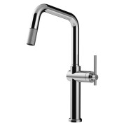 Змішувач для кухні Gessi Habito з висувною лійкою хром 60652#031