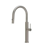 Смеситель для кухни Gessi Flessa с выдвижной лейкой нержавеющая сталь полированная 60022#239