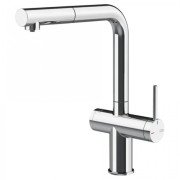 Смеситель для кухни Gessi Inedito под фильтр с выдвижной лейкой однорычажный хром 60572#031