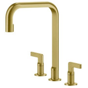 Смеситель для кухни Gessi Inciso на 3 отверстия золото брашированное 58701#716
