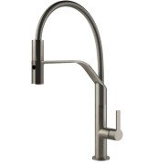 Смеситель для кухни Gessi Mesh с выдвижной лейкой нержавеющая сталь 60005#149