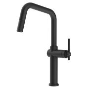 Смеситель для кухни Gessi Habito с выдвижной лейкой матовый черный 60652#299