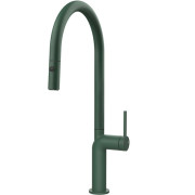 Смеситель для кухни Gessi Stelo однорычажный с выдвижной лейкой матовая агава 60303#276