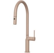 Смеситель для кухни Gessi Stelo однорычажный с выдвижной лейкой матовая пудра 60303#275