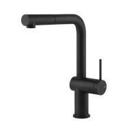 Смеситель для кухни Gessi Inedito с выдвижной лейкой матовый черный 60433#299