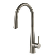 Змішувач для кухні Gessi Just з висувною лійкою нержавіюча сталь 20577#149