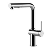 Змішувач для кухні Gessi Inedito з висувною лійкою одноважільний хром 60435#031