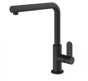 Змішувач для кухні Gessi Helium з висувною лійкою матовий чорний 50103#299
