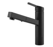 Змішувач для кухні Gessi Thalium з висувною лійкою матовий чорний 60535#299