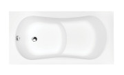 Ванна акрилова Besco Aria 120х70 см білий глянсовий WAR-120-PA