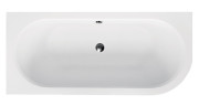Ванна акрилова Besco Avita 170х75 см лівостороння глянсовий білий WAV-170-NL