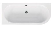 Ванна акрилова Besco Avita Slim 180х80 см лівостороння глянсовий білий WAV-180-NLS