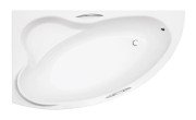 Ванна акрилова Besco Ada 140х90 см лівостороння глянсовий білий WAA-140-NL