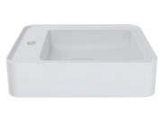 Раковина для ванної Miraggio Marrakesh R 51,9х38 см литий мармур Miramarble білий 8814254