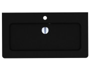 Раковина для ванної Miraggio Rostriks Tres 55х35 см Mirastonе чорний 8813482