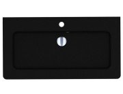 Раковина для ванной Miraggio Rostriks Tres 55х35 см Mirastonе черный 8813482