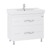 Тумба Sanwerk Mindal 80 см з раковиною Принц МДФ білий MV0000917