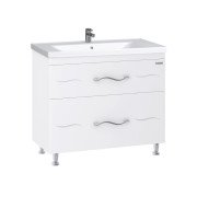 Тумба Sanwerk Mindal 100 см із раковиною Сава МДФ білий MV0000911