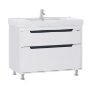 Тумба Sanwerk Greta 80 см з раковиною Принц МДФ білий MV0000916