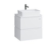 Тумба Sanwerk Alessa Air 60 см с раковиной Rapid МДФ белый MV0000899