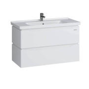 Тумба Sanwerk Alessa Air 100 см с раковиной Idea МДФ белый MV0000898