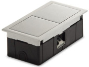 Розеточный блок ASA Plastici VersaHit Mono 1x220В нержавеющая сталь 060.25F.00001