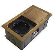 Розетковий блок ASA Plastici VersaHit Mono 1x220В зістарена бронза 060.25F.00004