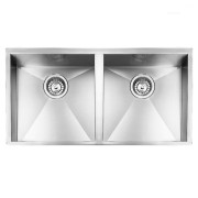 Мойка для кухни CM Filoquadra 89Х45 см Slim двойная нержавеющая сталь 1190B